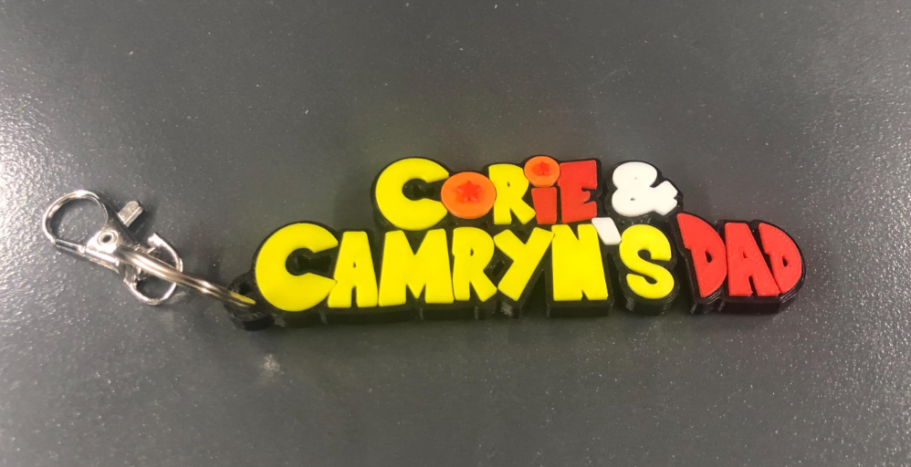 3d Printed DB Dragon Inspired Name Plate Display I Personalized Desk Sign I Office Gift I Her His Gift I Kamehameha I Back to School