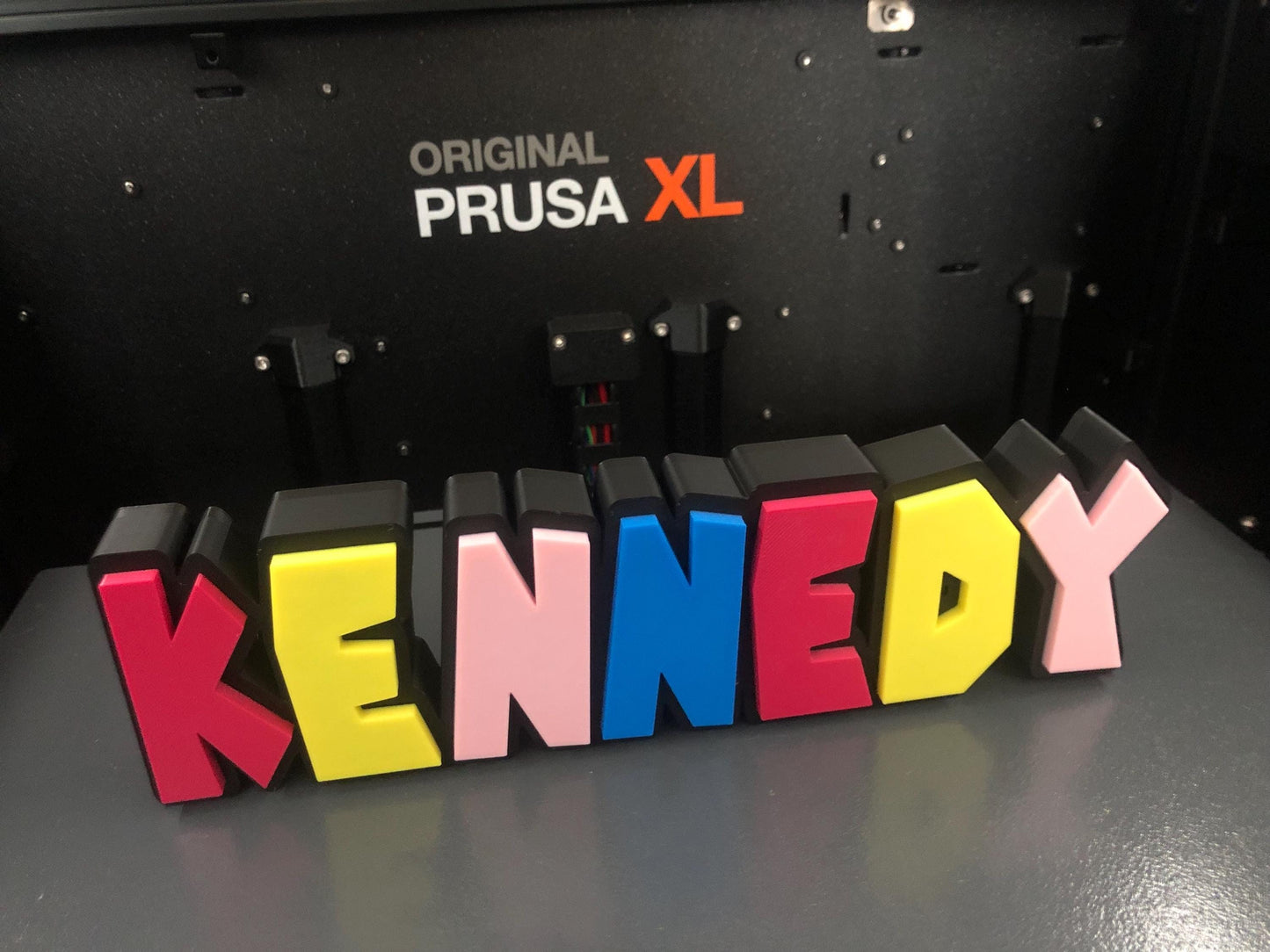 3d Printed SMB Bros Name Display I Personalized Desk Sign I Her His Gift I Kid's Room I Mushroom I Princess I Throwback 80s I Back to School