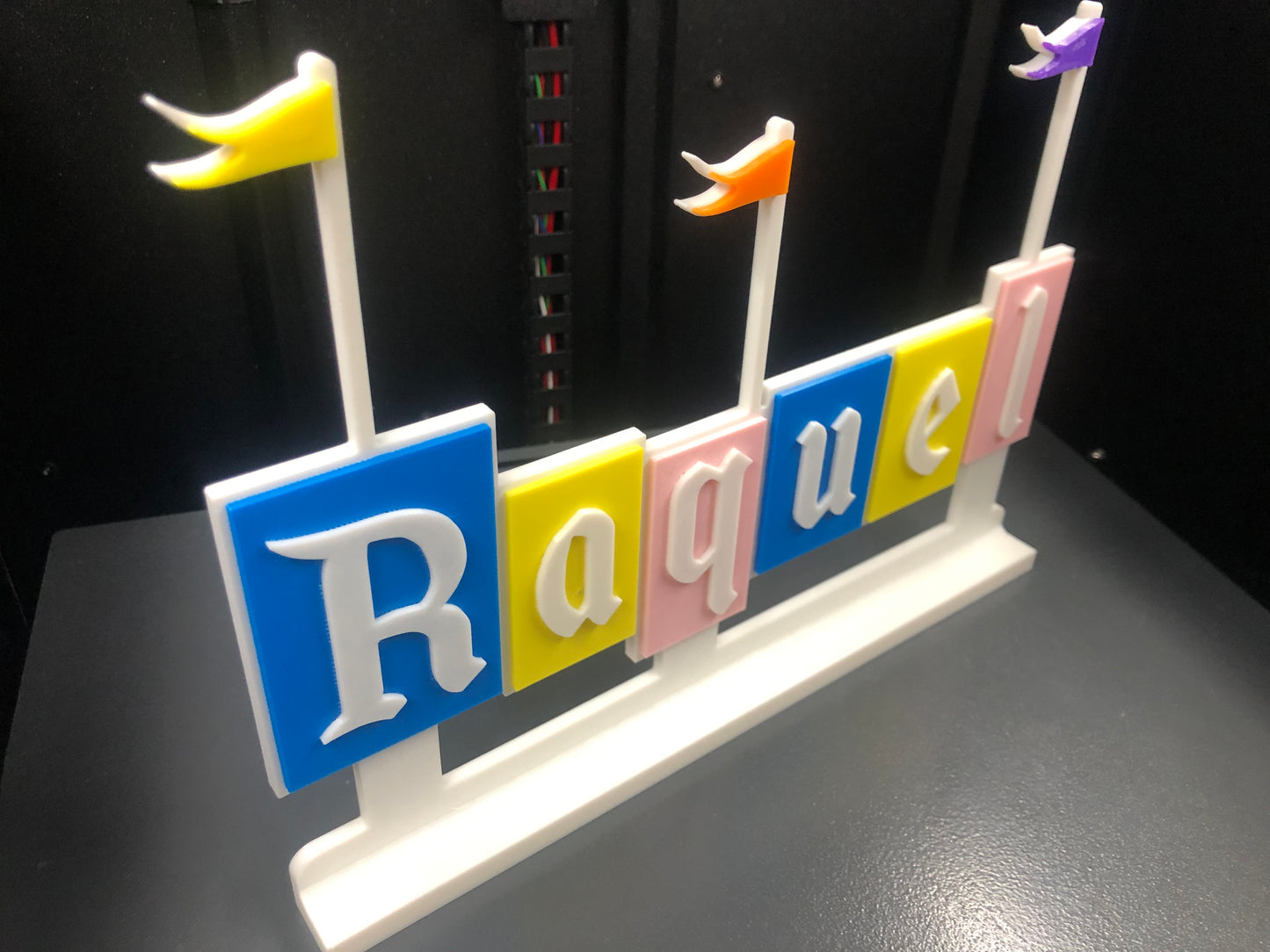 3d Printed OG Land Magic Park Inspired Name Plate Display I Personalized Desk Sign I Office Gift I Her His Gift I Back to School