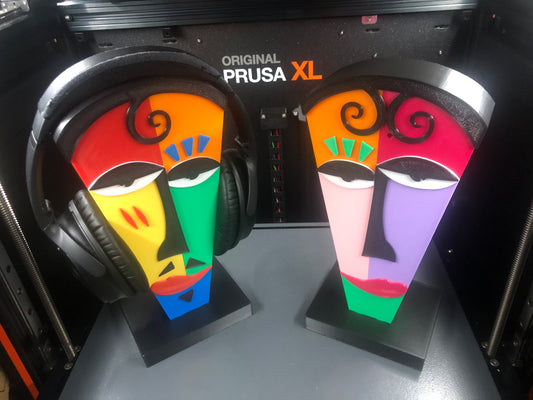 3d Printed Abstract Pablo Picasso Art Headphones Classic Colorful Stands Display I Mona Lisa I Paris | Italian