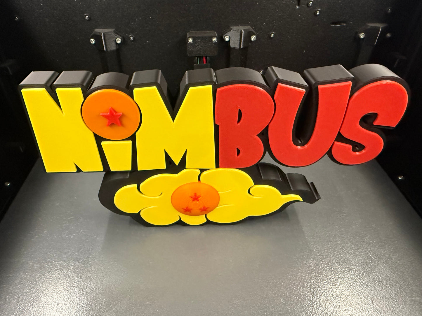 3d Printed DB Dragon Nimbus Cloud Inspired Name Plate Display I Personalized Desk Sign I Office Gift I Her His Gift I Kamehameha