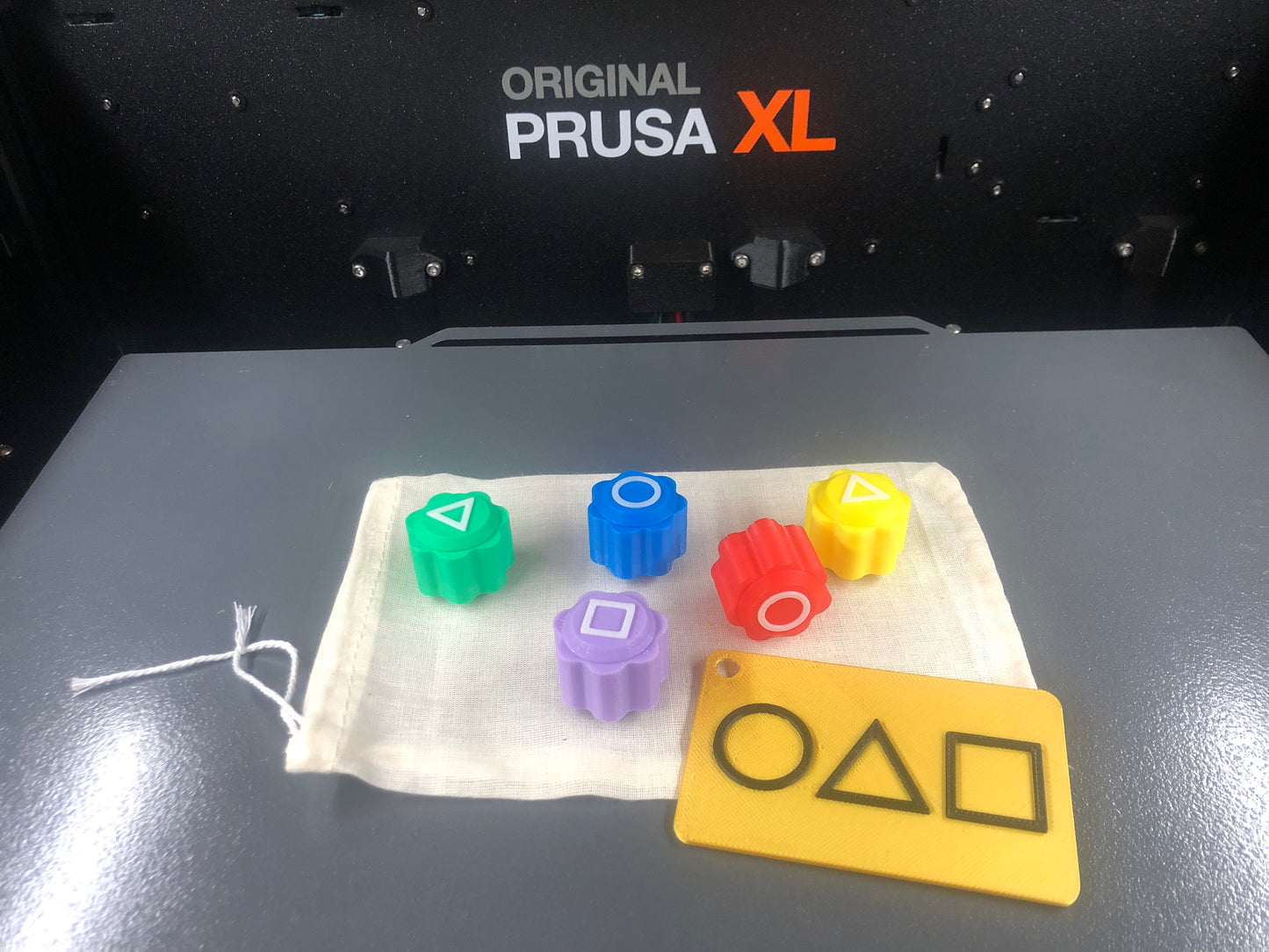 3d Printed SG Squish Games Inspired Name Plate Display & Korean Jacks Gonggi game I Personalized Desk Sign His Her Office Gift I Player 456