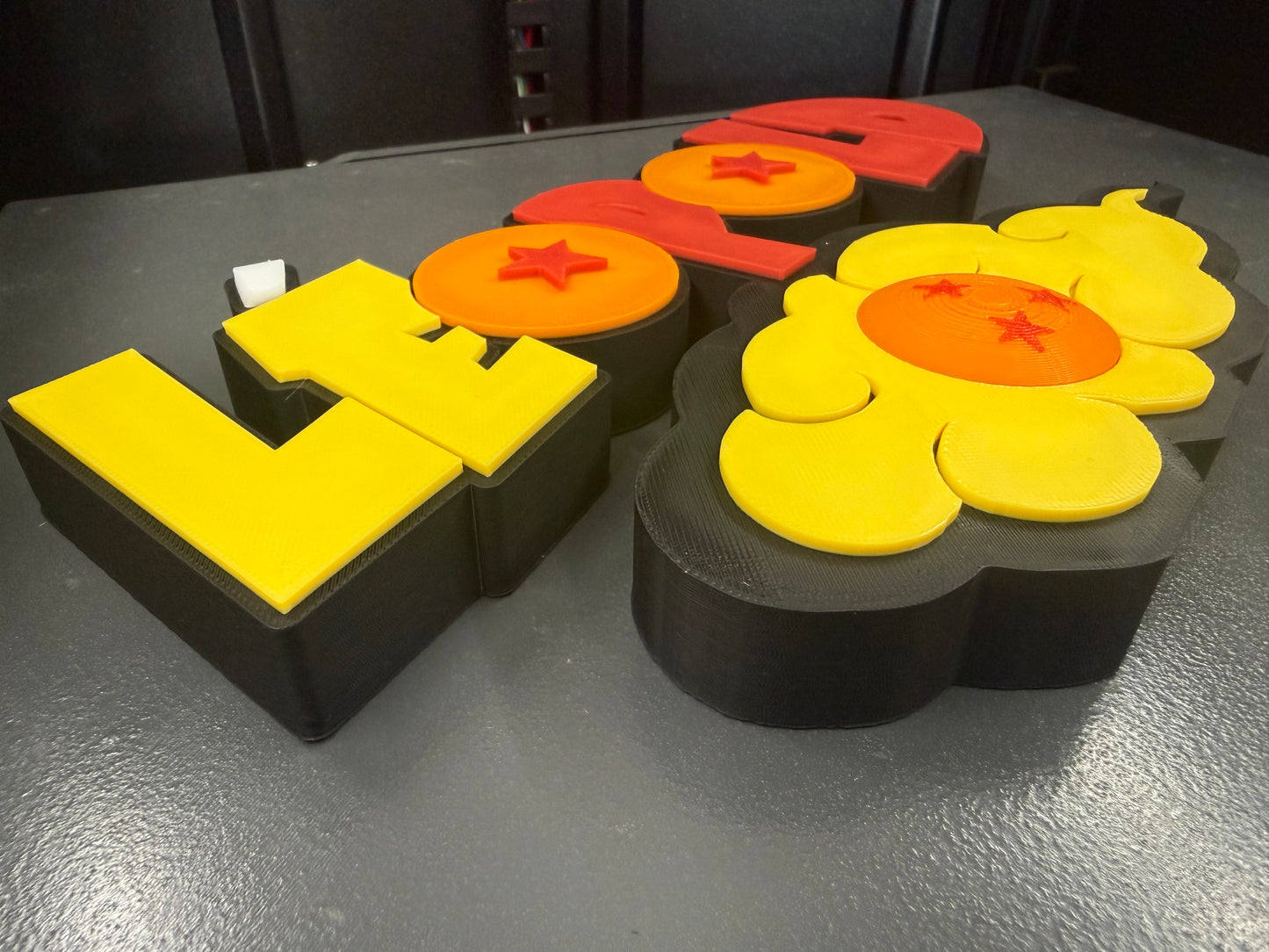 3d Printed DB Dragon Nimbus Cloud Inspired Name Plate Display I Personalized Desk Sign I Office Gift I Her His Gift I Kamehameha