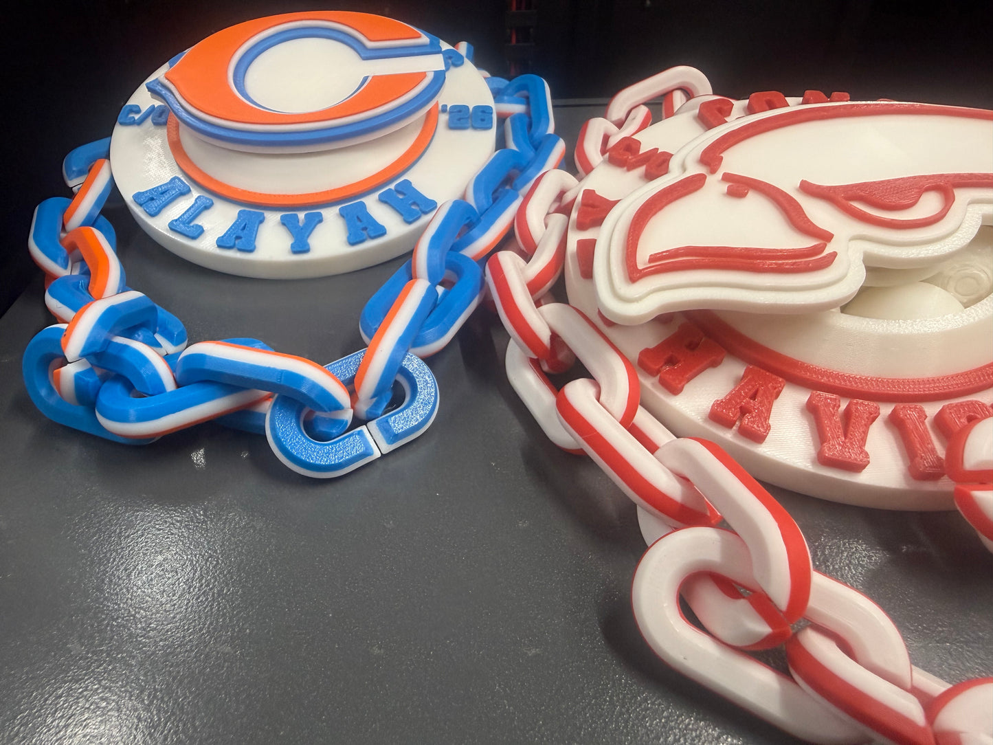 3d Printed SPINNING Graduation Rally Championship Chain Player of the Game I Custom I Sports MVP Baseball Football Cheer Wedding Concert