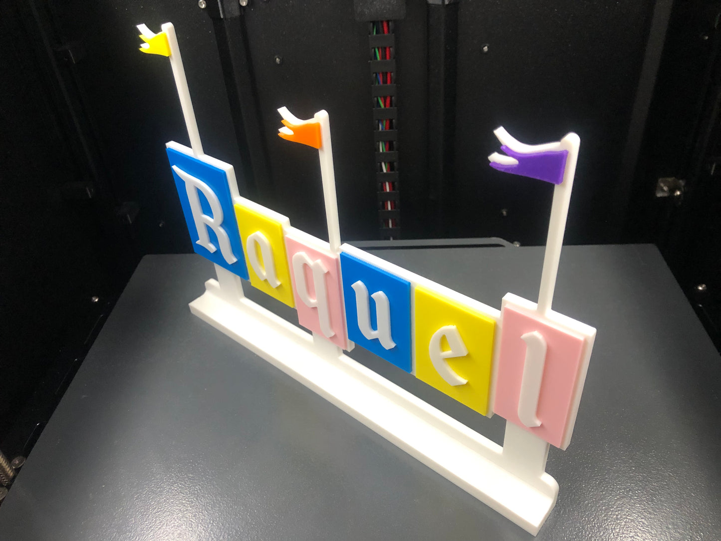 3d Printed OG Land Magic Park Inspired Name Plate Display I Personalized Desk Sign I Office Gift I Her His Gift I Back to School
