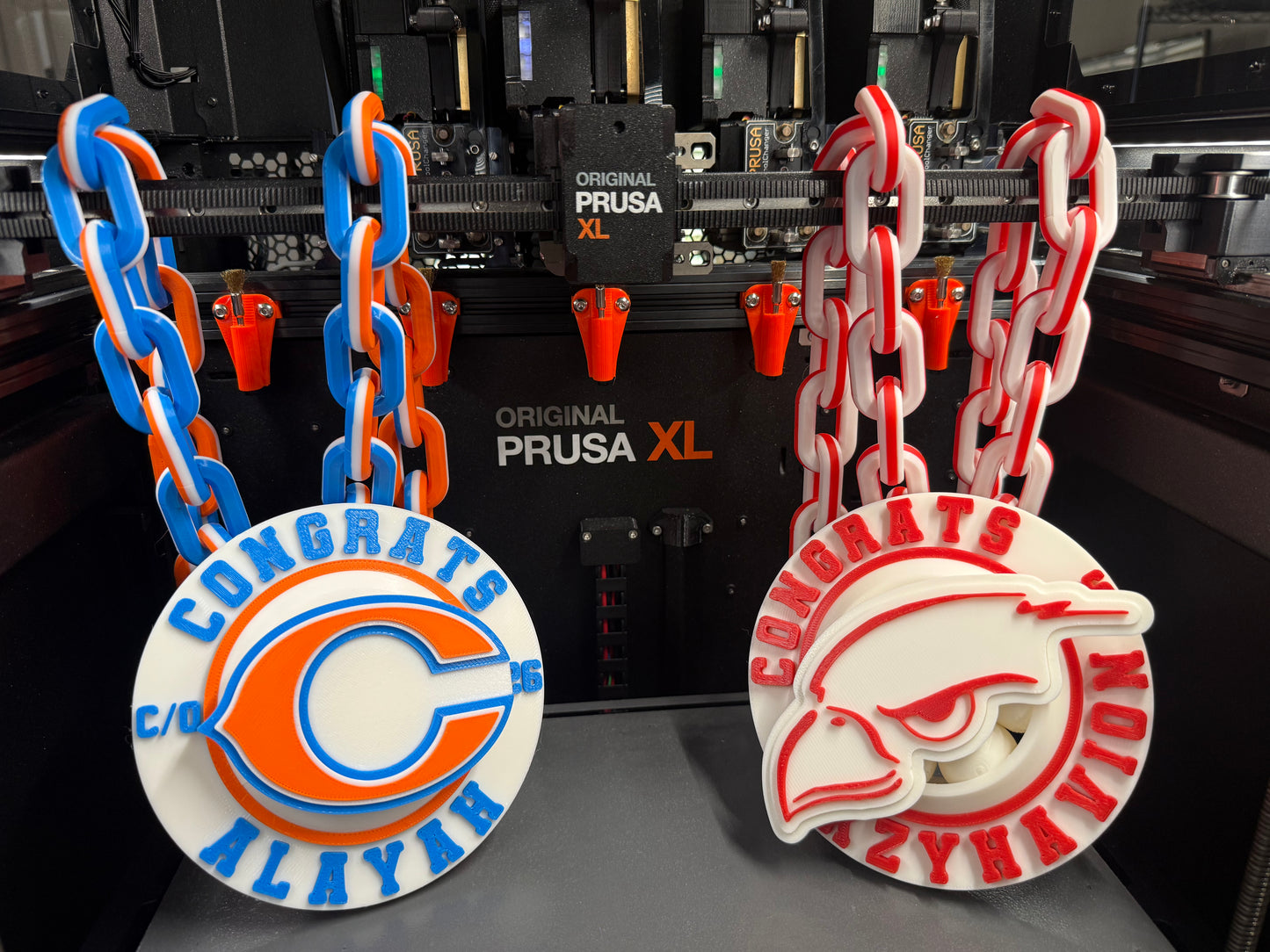 3d Printed SPINNING Graduation Rally Championship Chain Player of the Game I Custom I Sports MVP Baseball Football Cheer Wedding Concert