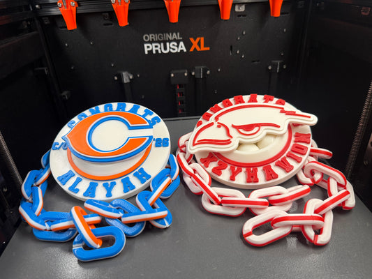 3d Printed SPINNING Graduation Rally Championship Chain Player of the Game I Custom I Sports MVP Baseball Football Cheer Wedding Concert