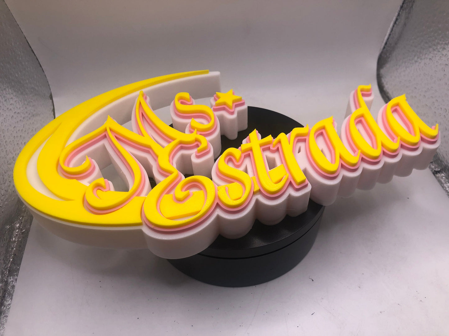 3d Printed SM Moon anime Inspired Name Plate I Personalized Desk Sign I Birthday I Her Gift Display I 90s retro I Throwback I Nostalgia