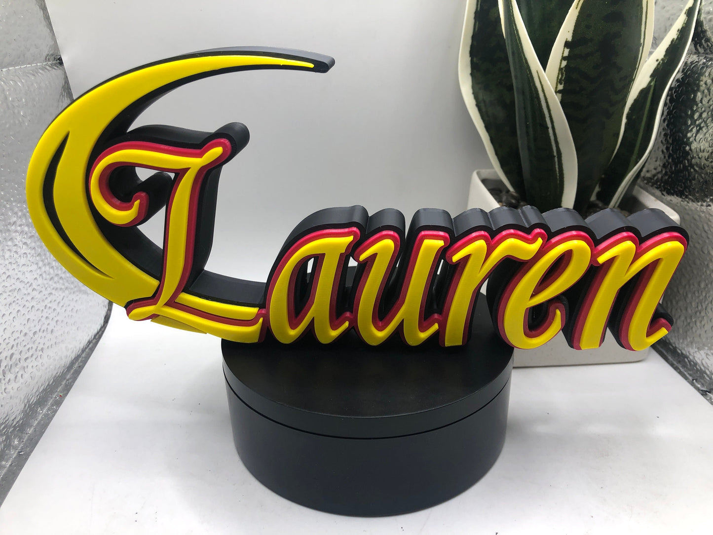 3d Printed SM Moon anime Inspired Name Plate I Personalized Desk Sign I Birthday I Her Gift Display I 90s retro I Throwback I Nostalgia