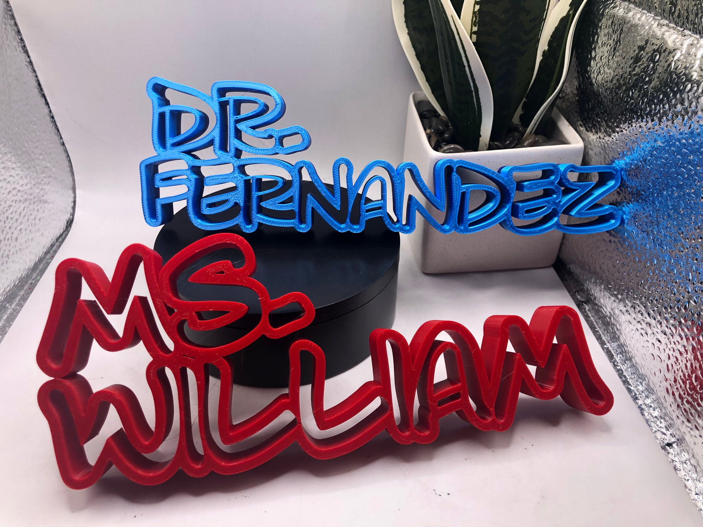 3d Printed Wired Personalized Name Plates I Medical I Nurse LVN CNA RN Teacher I Sign I His Her Gift I Employee I Appreciation I MultiColors