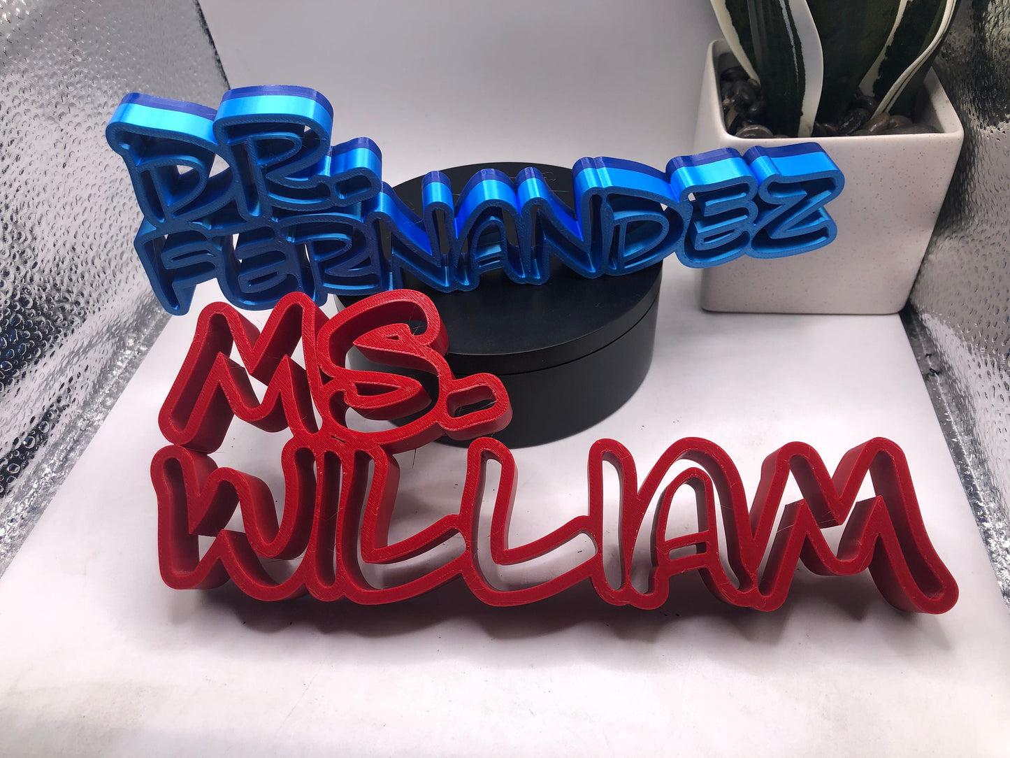 3d Printed Wired Personalized Name Plates I Medical I Nurse LVN CNA RN Teacher I Sign I His Her Gift I Employee I Appreciation I MultiColors