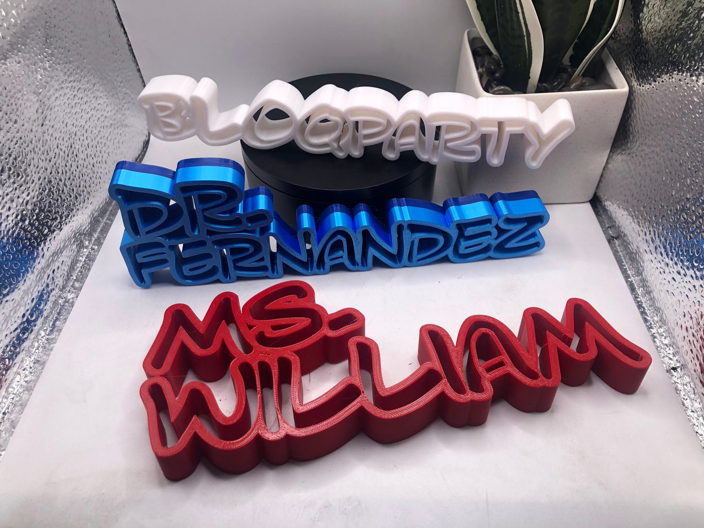 3d Printed Wired Personalized Name Plates I Medical I Nurse LVN CNA RN Teacher I Sign I His Her Gift I Employee I Appreciation I MultiColors