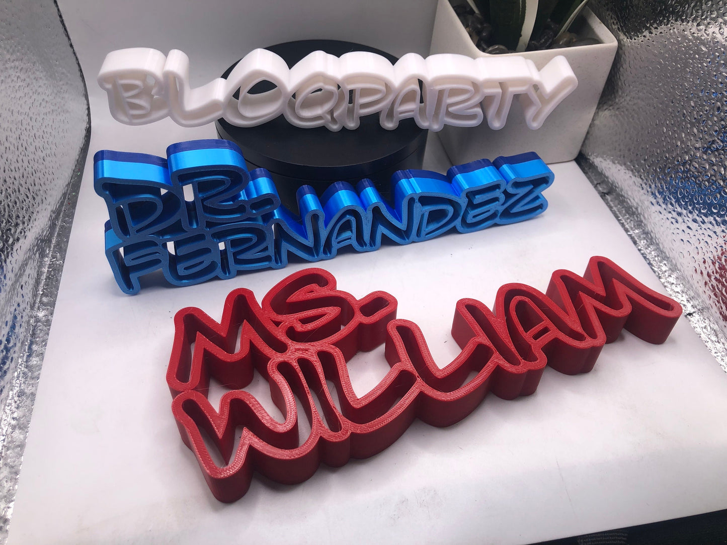 3d Printed Wired Personalized Name Plates I Medical I Nurse LVN CNA RN Teacher I Sign I His Her Gift I Employee I Appreciation I MultiColors