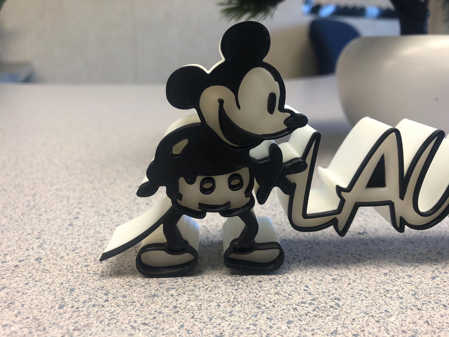 3d Printed SM Steamboat Mouse Inspired Name Plates I Personalized Desk Sign I Birthday I Office Teacher Gift I Retro I Throwback I Nostalgia